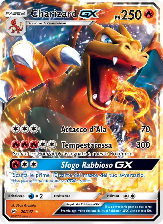 Charizard GX 20 – Ombre Infuocate