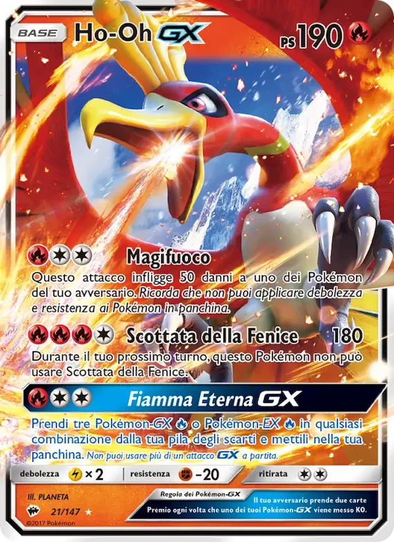 Ho-Oh GX 21 – Ombre Infuocate