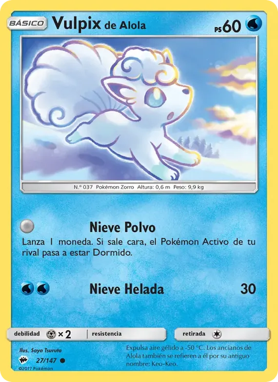 Vulpix de Alola 27 – Sombras Ardientes