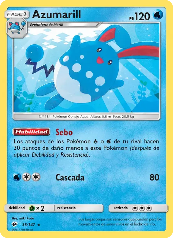 Azumarill 35 – Sombras Ardientes