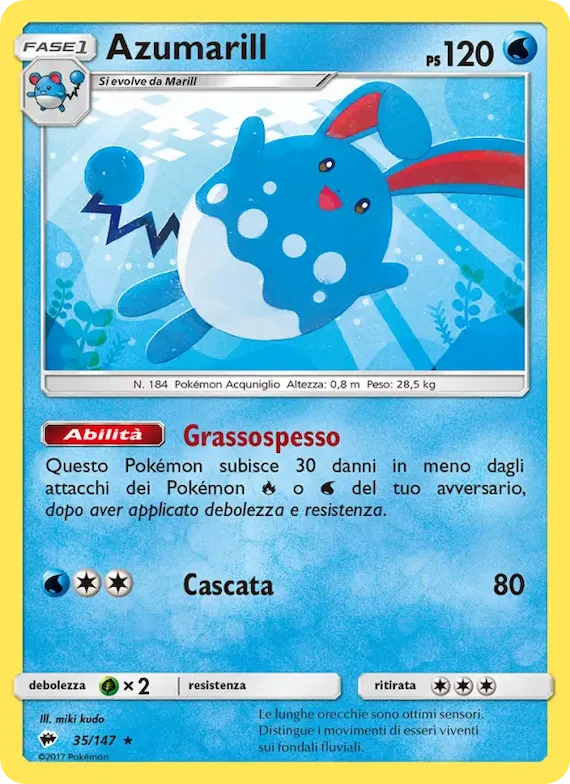 Azumarill 35 – Ombre Infuocate