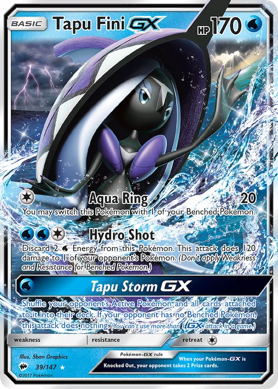Tapu Fini-GX #39 – Burning Shadows