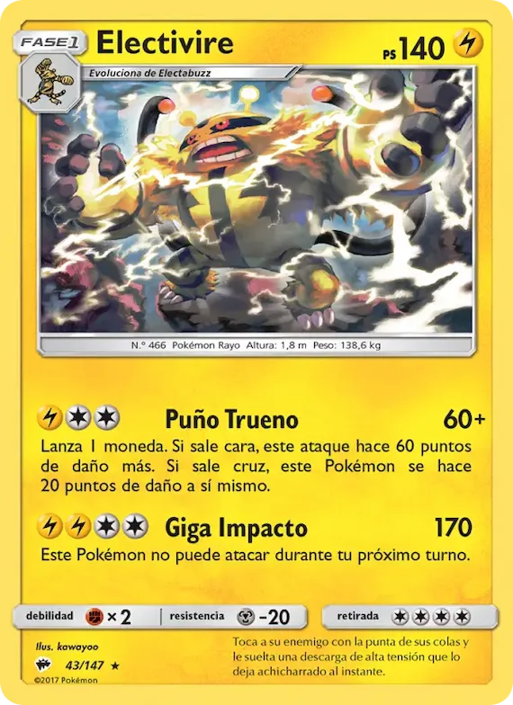 Electivire 43 – Sombras Ardientes