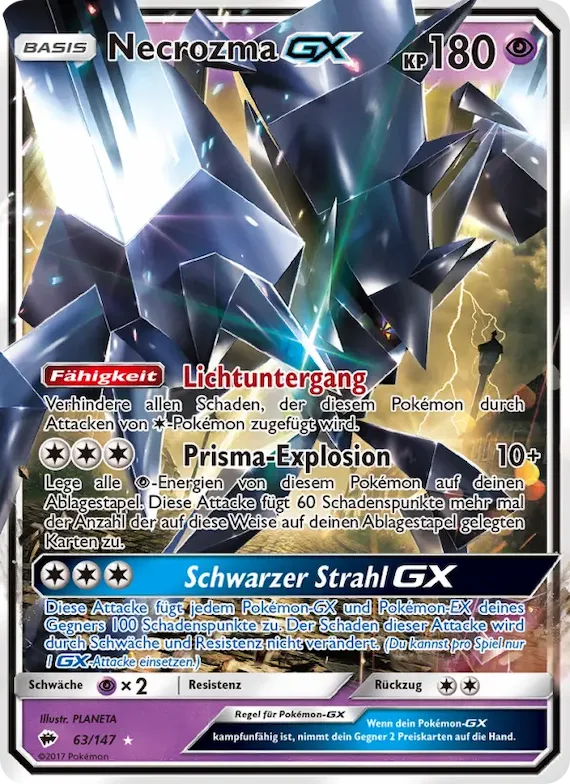 Necrozma GX 63 – Nacht in Flammen