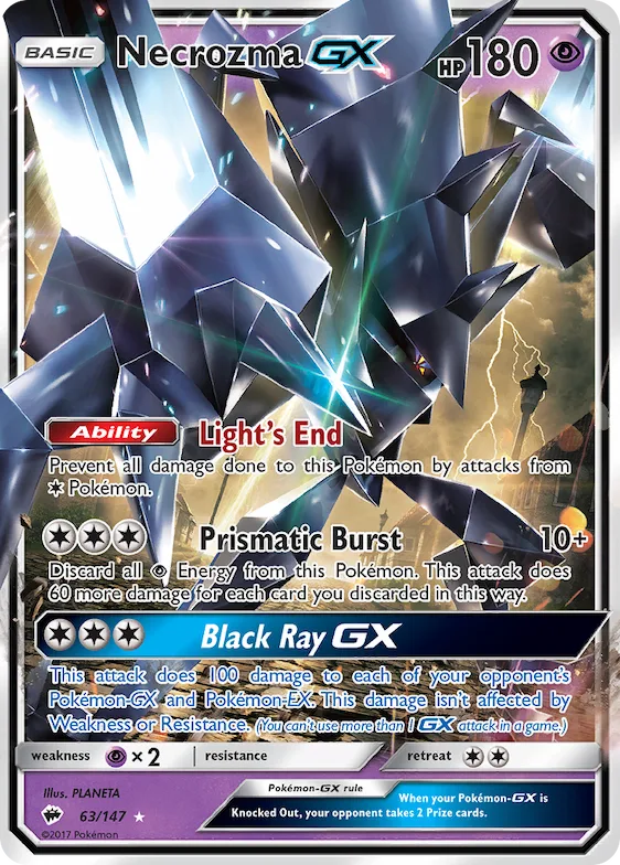 Necrozma-GX #63 – Burning Shadows