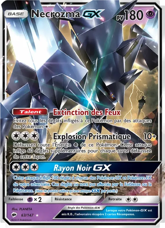 Necrozma GX 63 – Ombres Ardentes