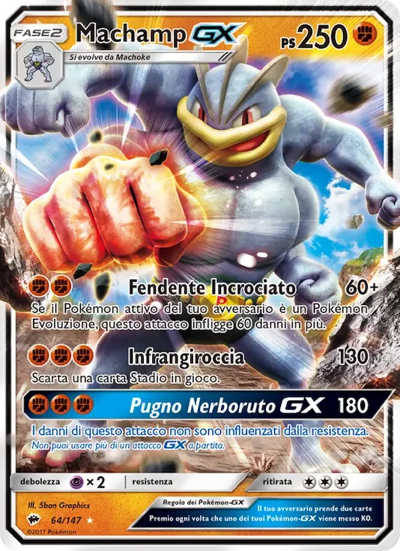 Machamp GX 64 – Ombre Infuocate