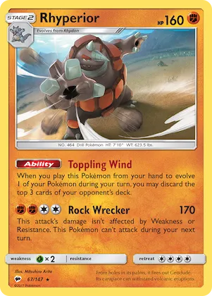 Rhyperior #67 – Burning Shadows