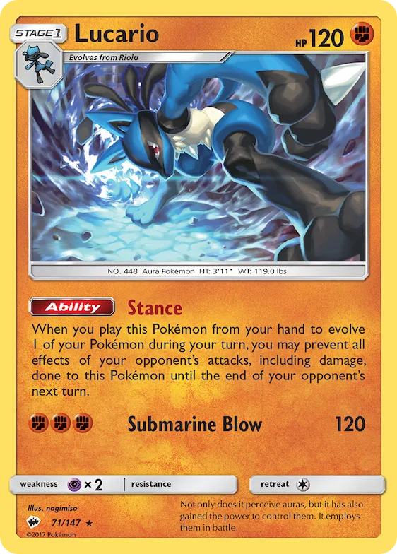 Lucario #71 – Burning Shadows
