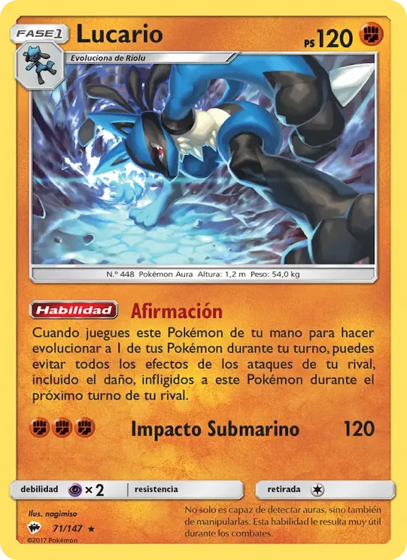 Lucario 71 – Sombras Ardientes
