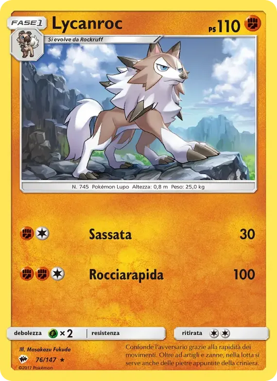 Lycanroc 76 – Ombre Infuocate