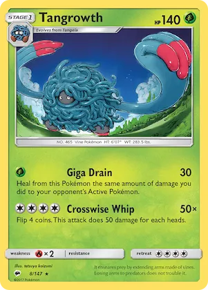 Tangrowth #8 – Burning Shadows