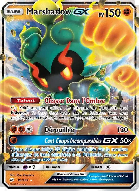 Marshadow GX 80 – Ombres Ardentes