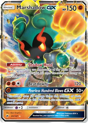 Marshadow-GX #80 – Burning Shadows
