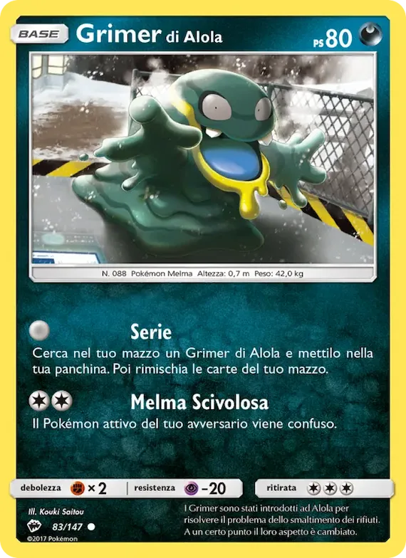 Grimer di Alola 83 – Ombre Infuocate