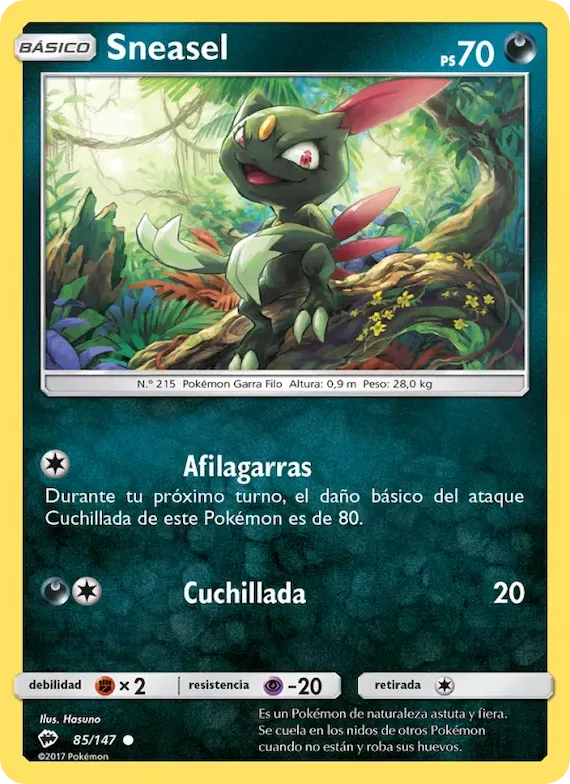 Sneasel 85 – Sombras Ardientes