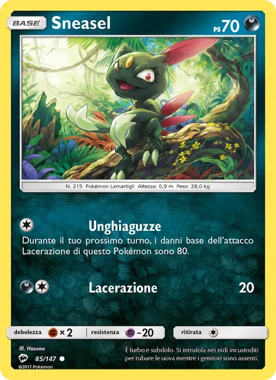 Sneasel 85 – Ombre Infuocate