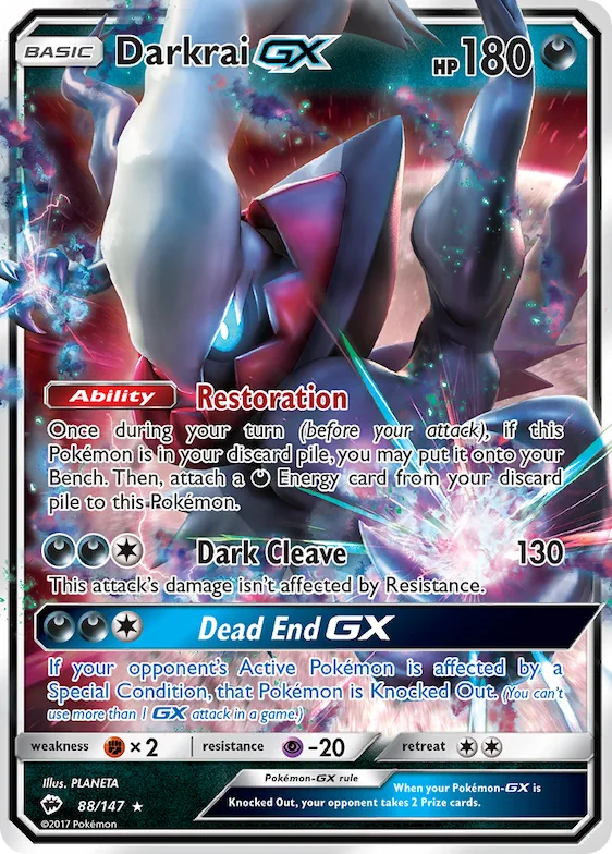 Darkrai-GX #88 – Burning Shadows