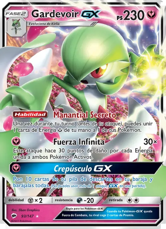 Gardevoir GX 93 – Sombras Ardientes