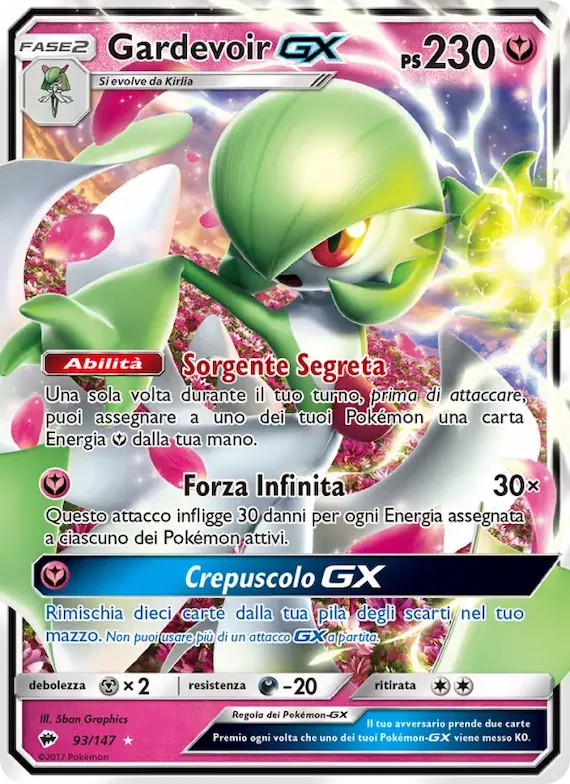 Gardevoir GX 93 – Ombre Infuocate