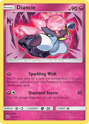 Diancie #94 – Burning Shadows
