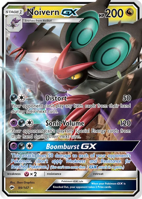 Noivern-GX #99 – Burning Shadows