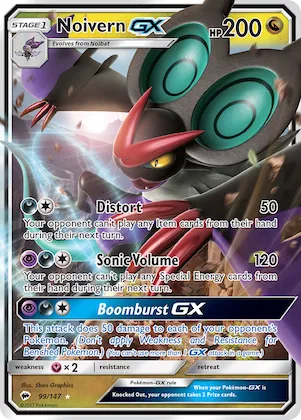Noivern-GX #99 – Burning Shadows