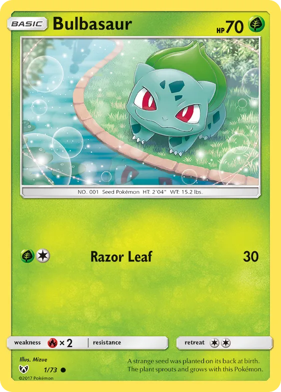 Bulbasaur #1 – Shining Legends