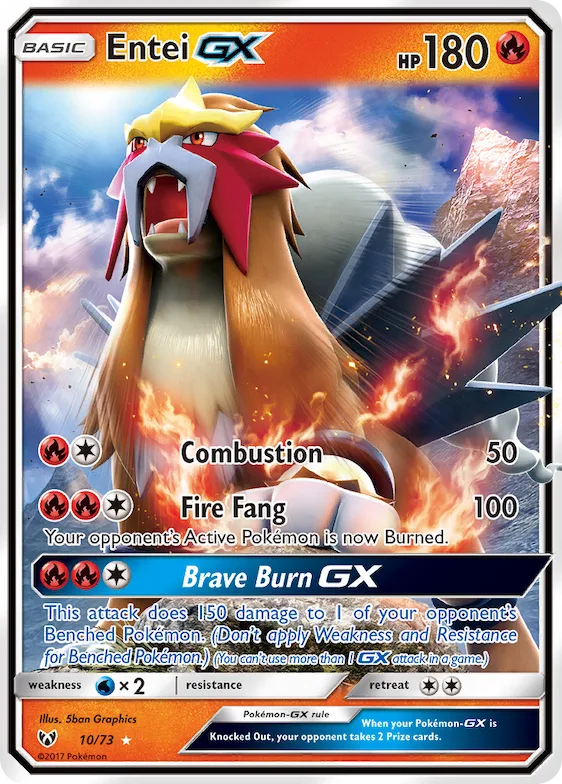 Entei GX 10 – Légendes Brillantes