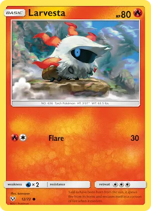 Larvesta #12 – Shining Legends