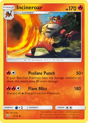 Incineroar #17 – Shining Legends