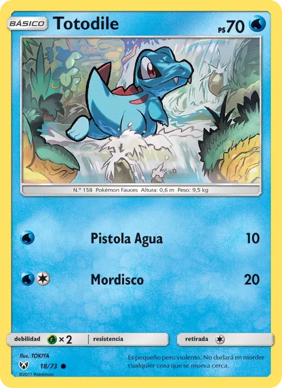 Totodile 18 – Leyendas Luminosas