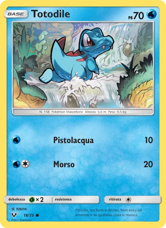 Totodile 18 – Leggende Iridescenti