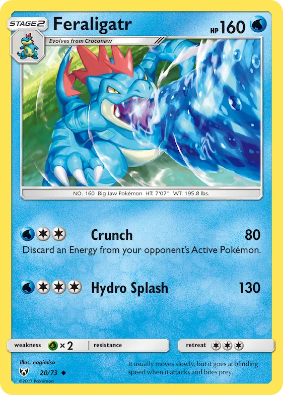 Feraligatr #20 – Shining Legends