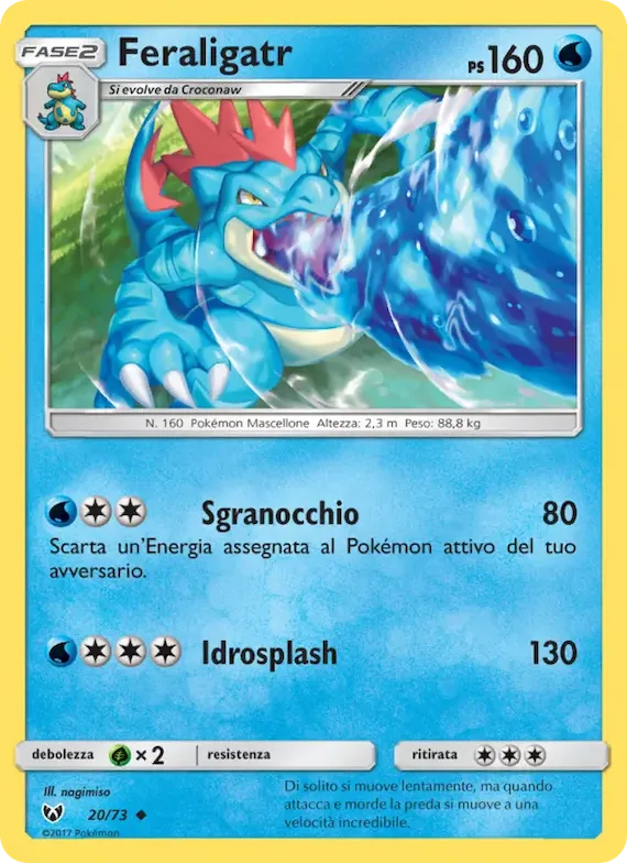 Feraligatr 20 – Leggende Iridescenti