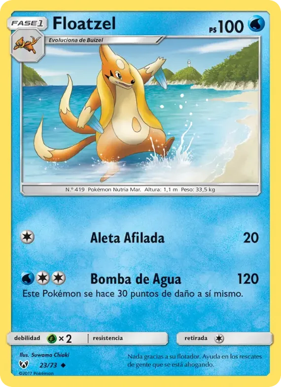 Floatzel 23 – Leyendas Luminosas