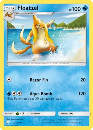 Floatzel #23 – Shining Legends