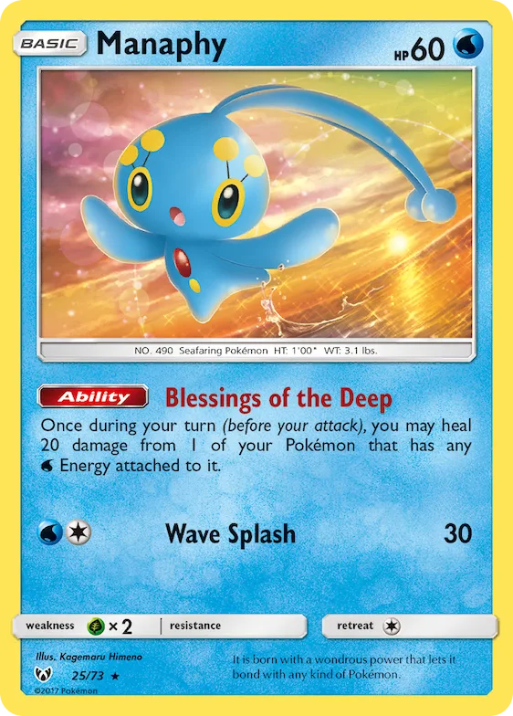Manaphy #25 – Shining Legends
