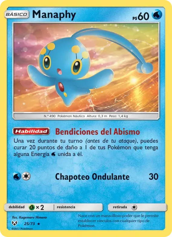Manaphy 25 – Leyendas Luminosas
