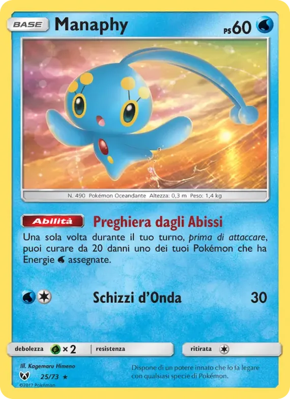 Manaphy 25 – Leggende Iridescenti