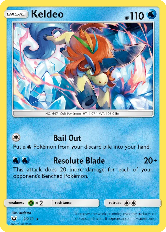 Keldeo #26 – Shining Legends