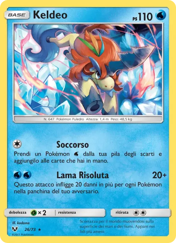Keldeo 26 – Leggende Iridescenti