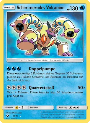 Schimmerndes Volcanion Nr. 27 – Shining Legends