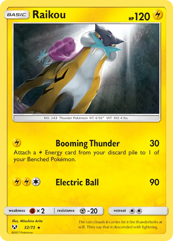 Raikou 32 – Légendes Brillantes