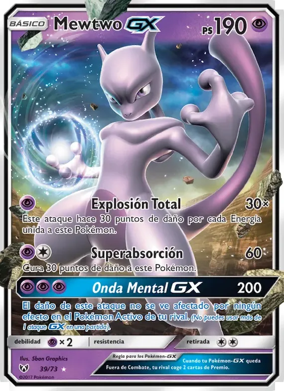 Mewtwo GX 39 – Leyendas Luminosas