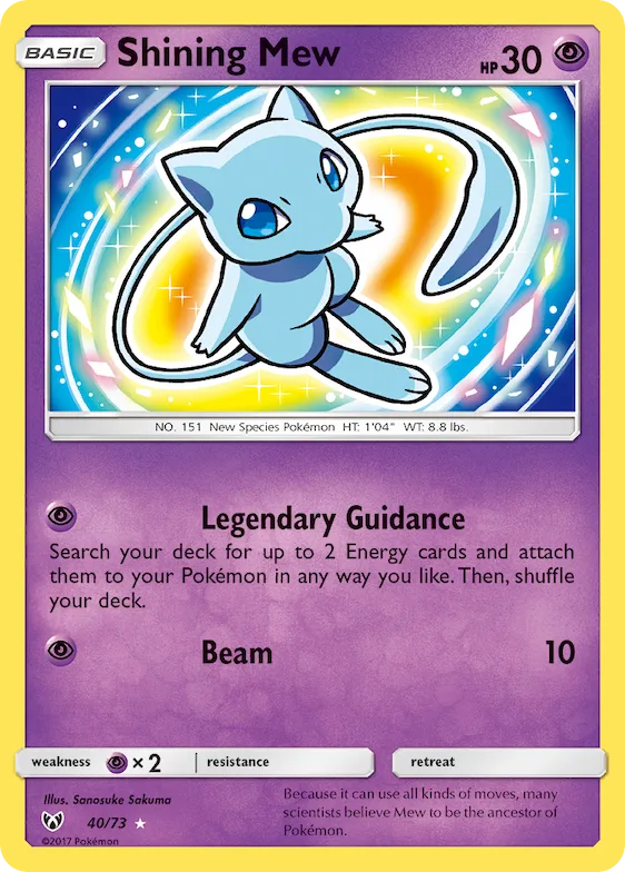 Shining Mew #40 – Shining Legends