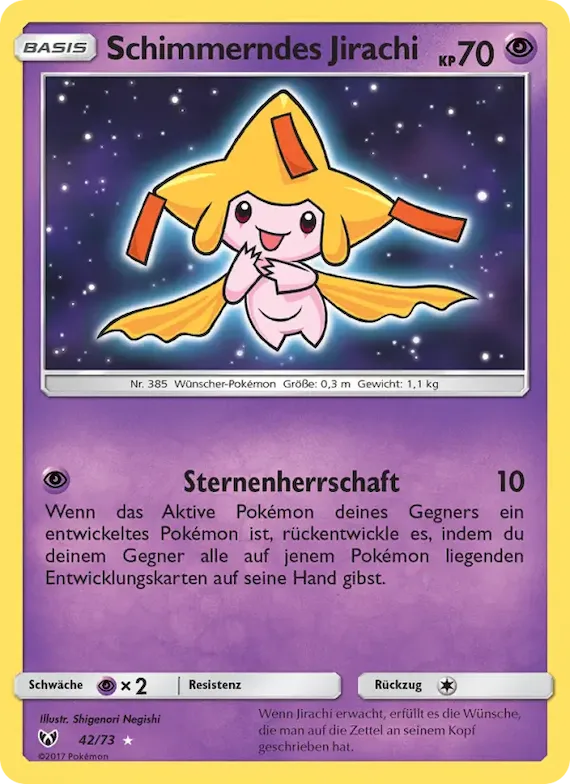 Schimmerndes Jirachi 42 – Schimmernde Legenden