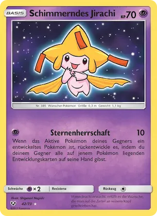 Schimmerndes Jirachi Nr. 42 – Shining Legends
