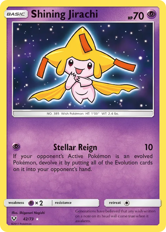 Shining Jirachi #42 – Shining Legends
