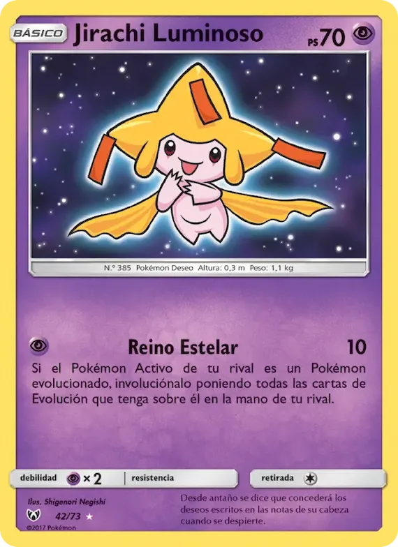Jirachi Luminoso 42 – Leyendas Luminosas